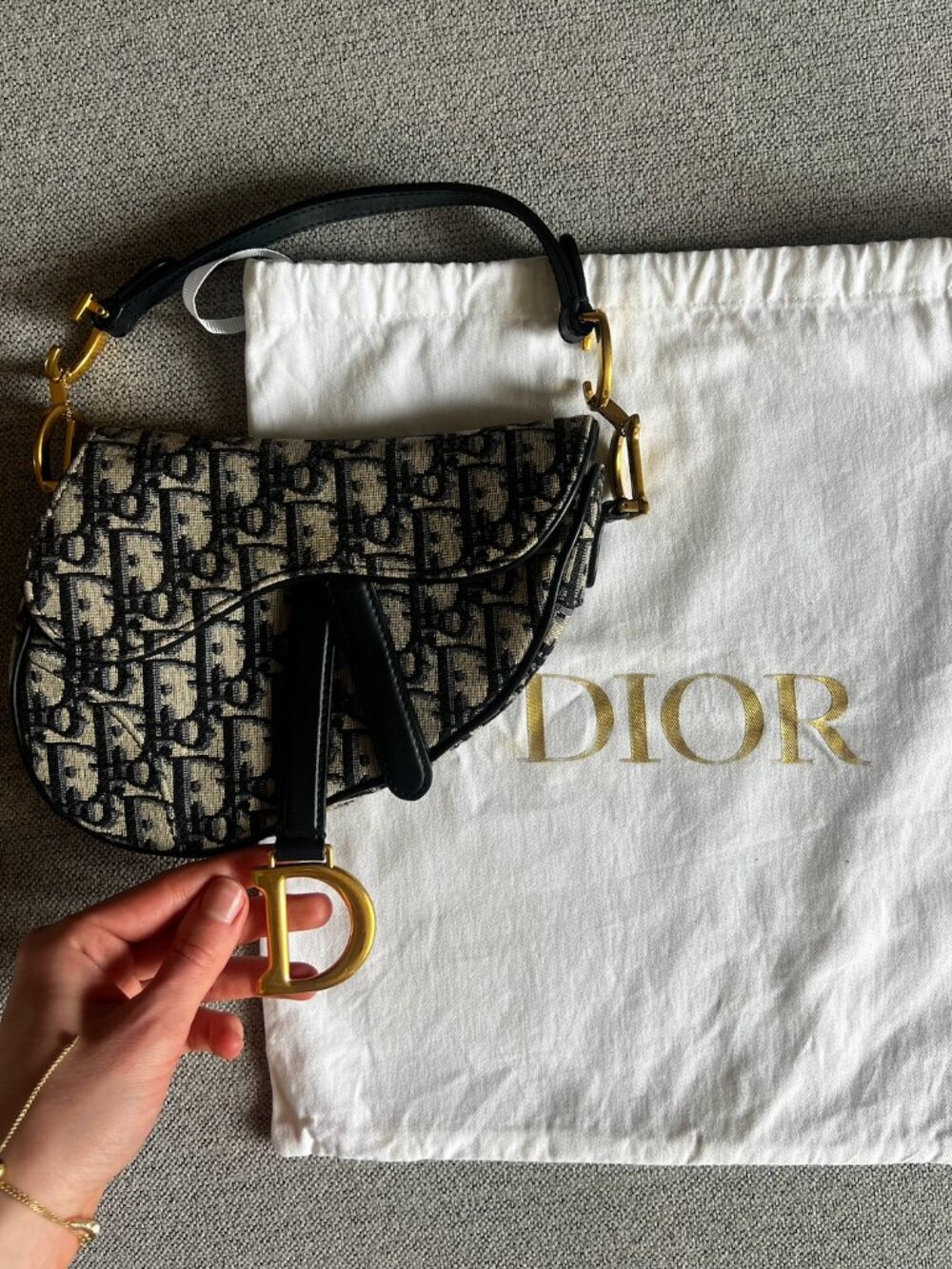 Dior Mini Saddle Bag - Picture 2 of 9